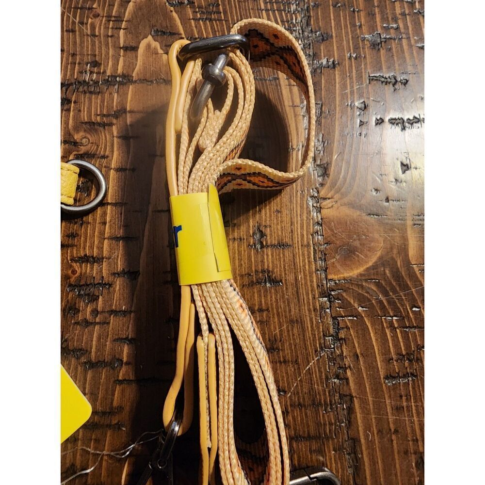 Wrangler Crossbody Aztec Design Bag Yellow with Orange and Brown - Picture 9 of 9